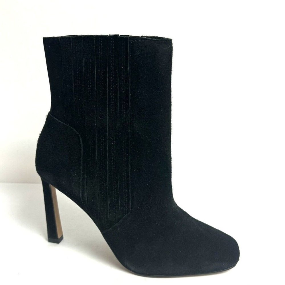 Vince Camuto Womens Talanna Boot Black Suede Size 6.5 M